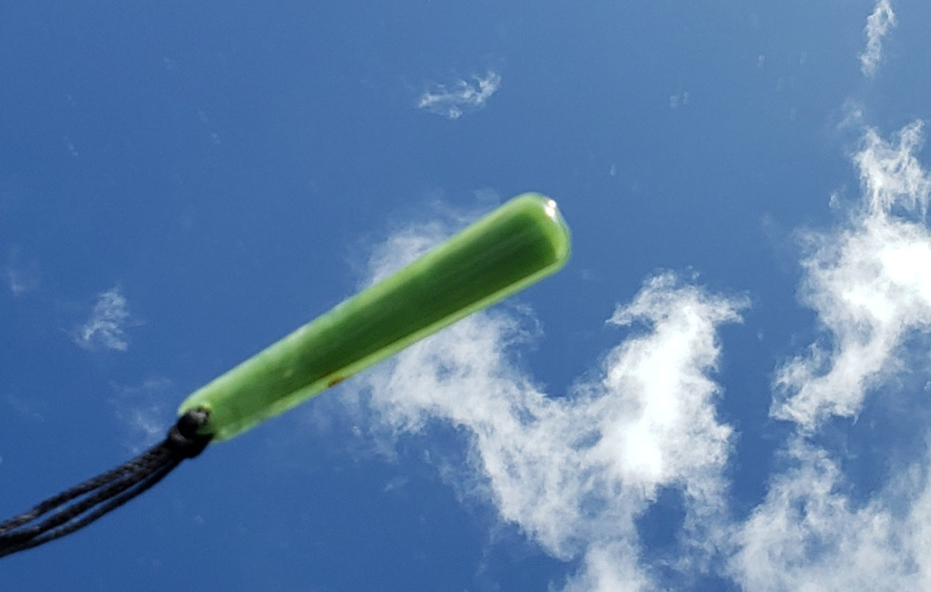 Clear Pounamu drop