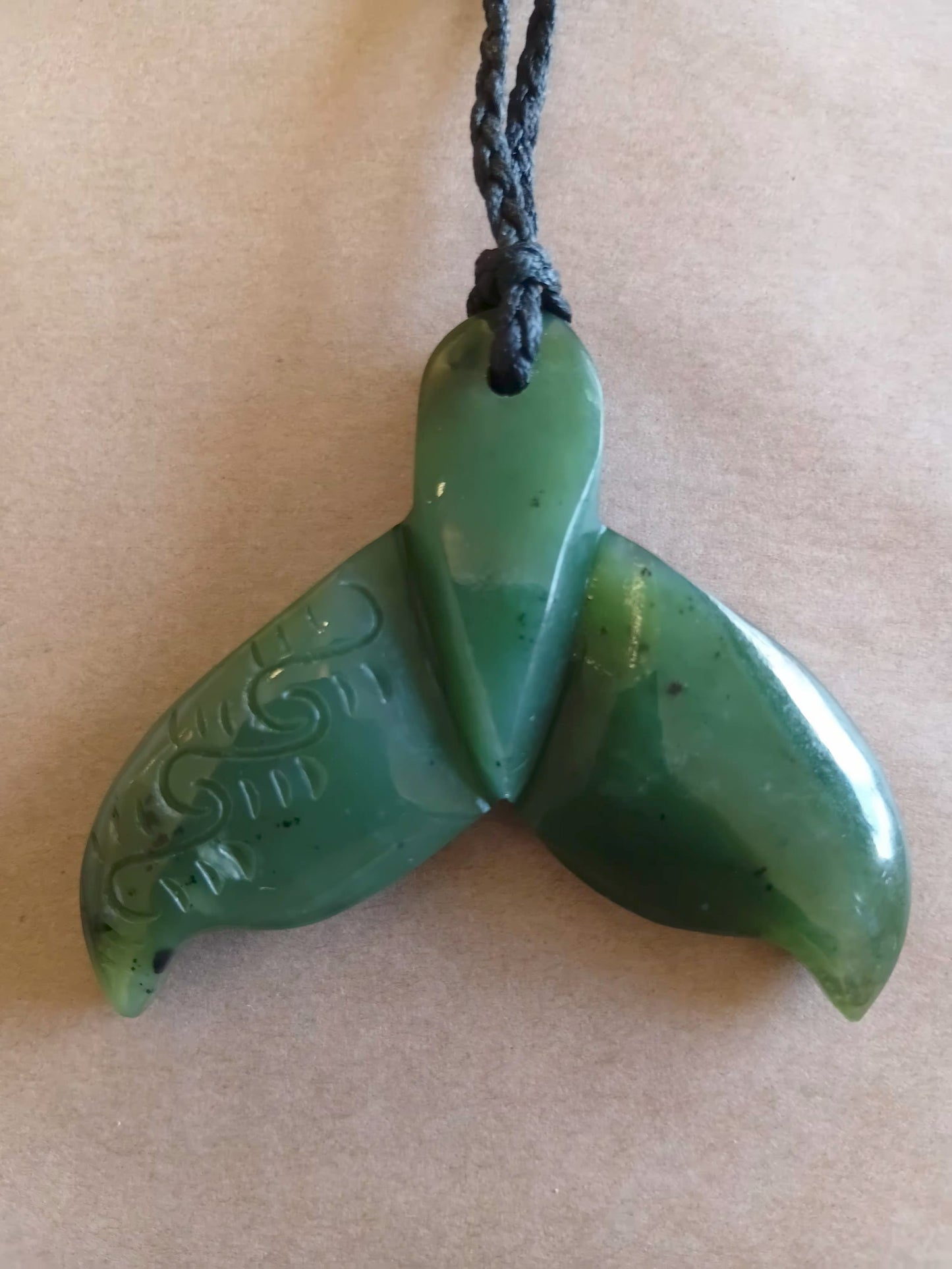 Greenstone Whale Tail 60mm
