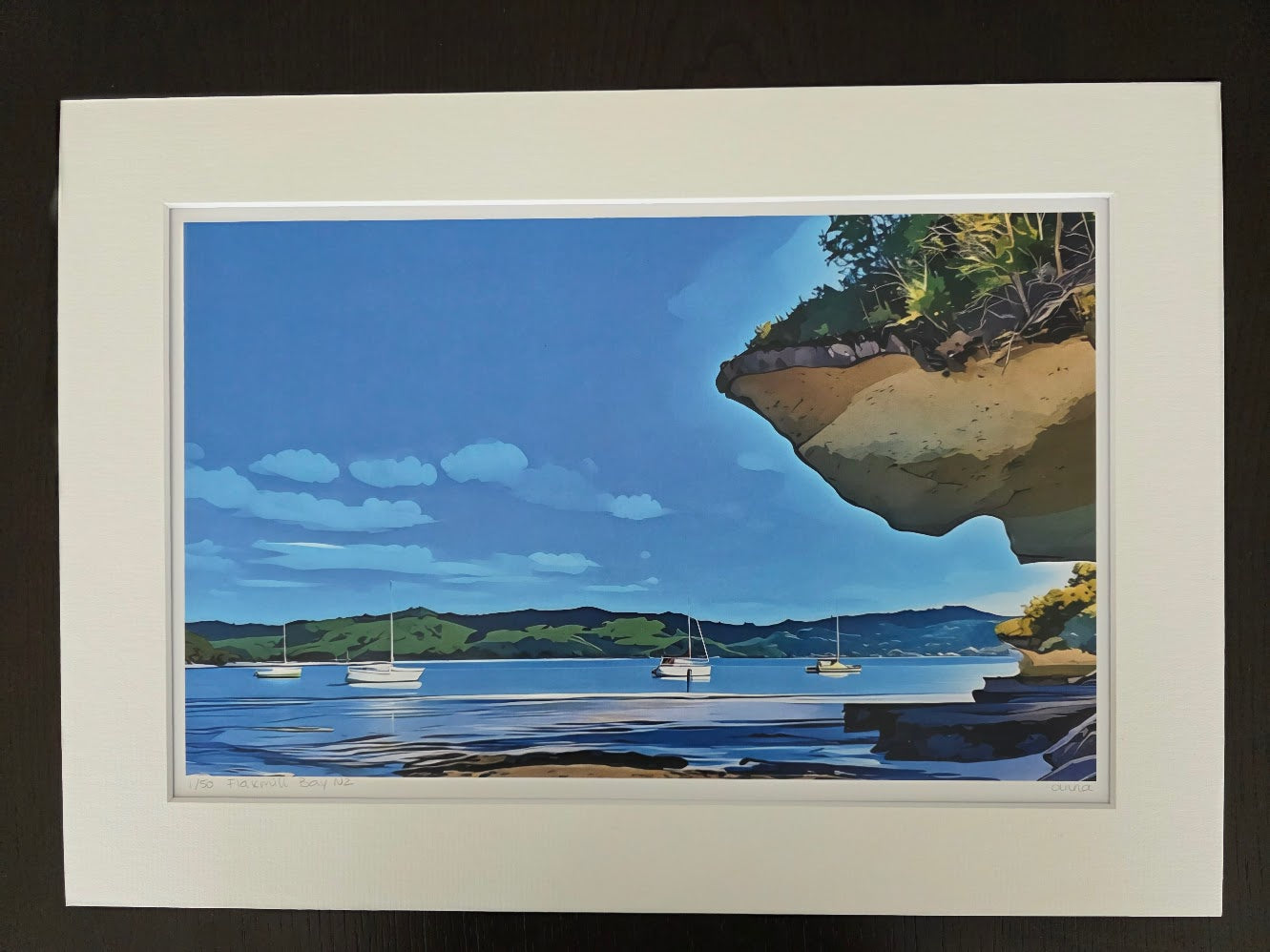Flaxmill Bay Print A3