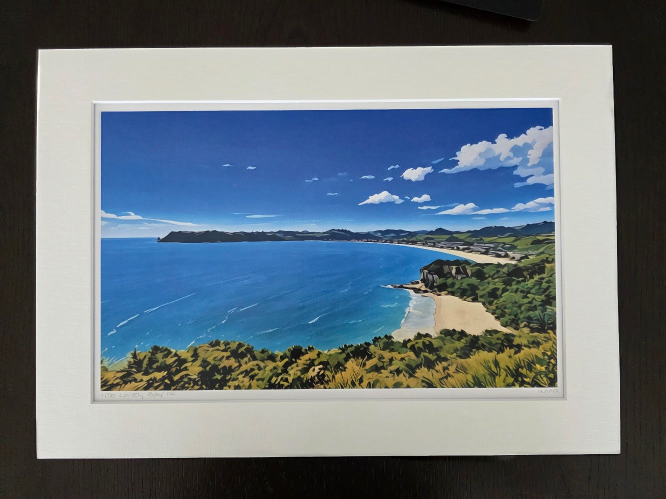 Lonely Bay Print A3