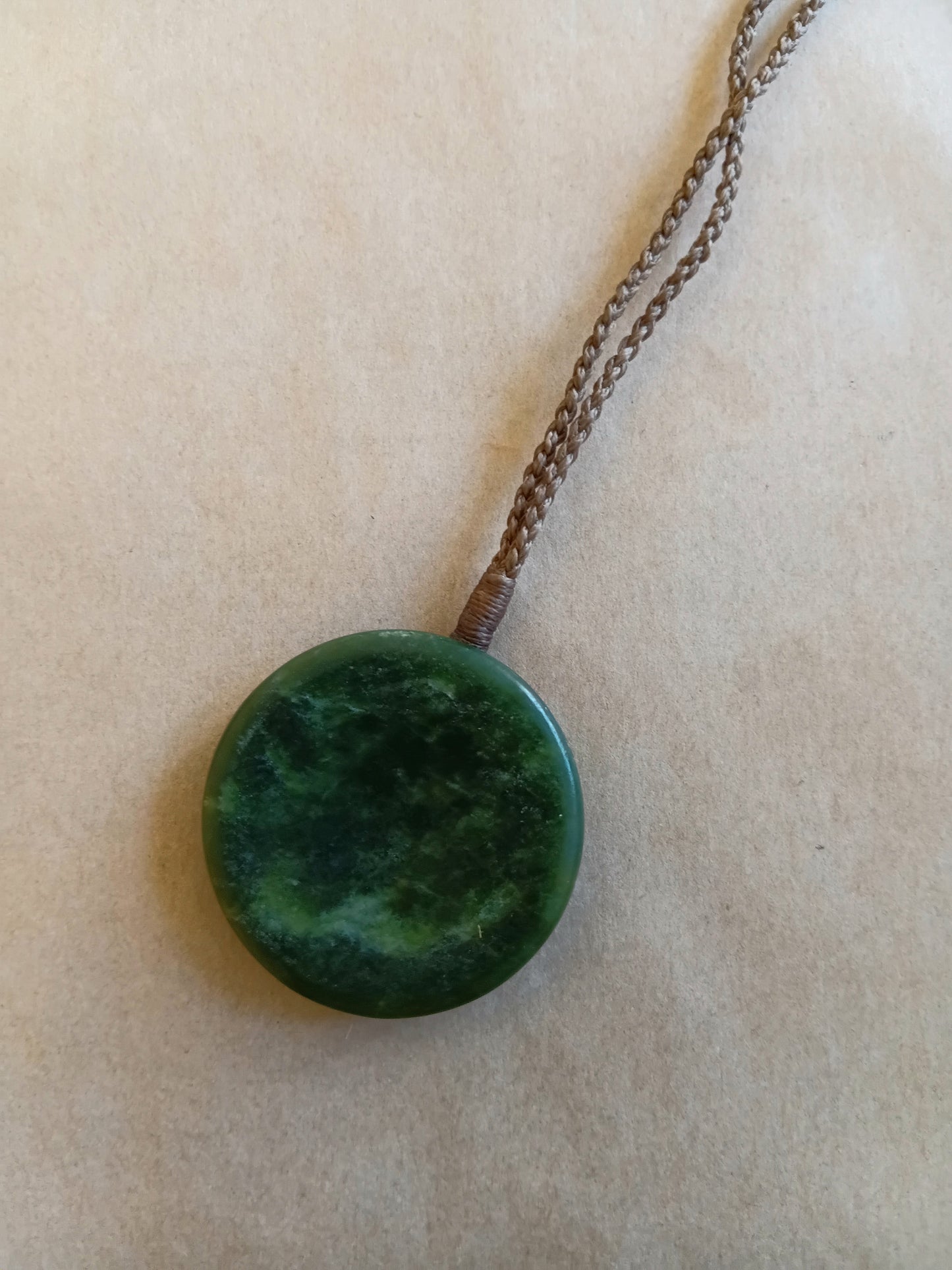 Pounamu Disc 4 plait