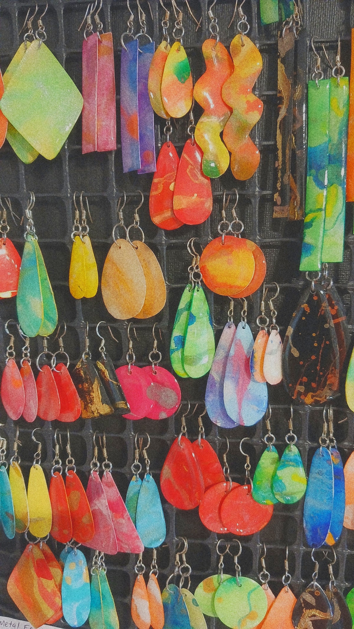 Resin earrings
