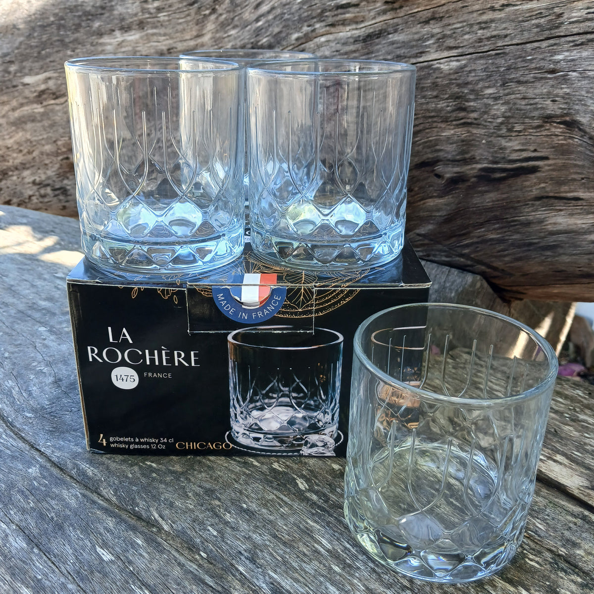 Chicago Gift Box Whiskey Glass