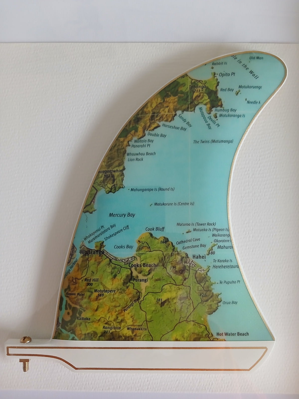Framed Surfboard Fin - Mercury Bay