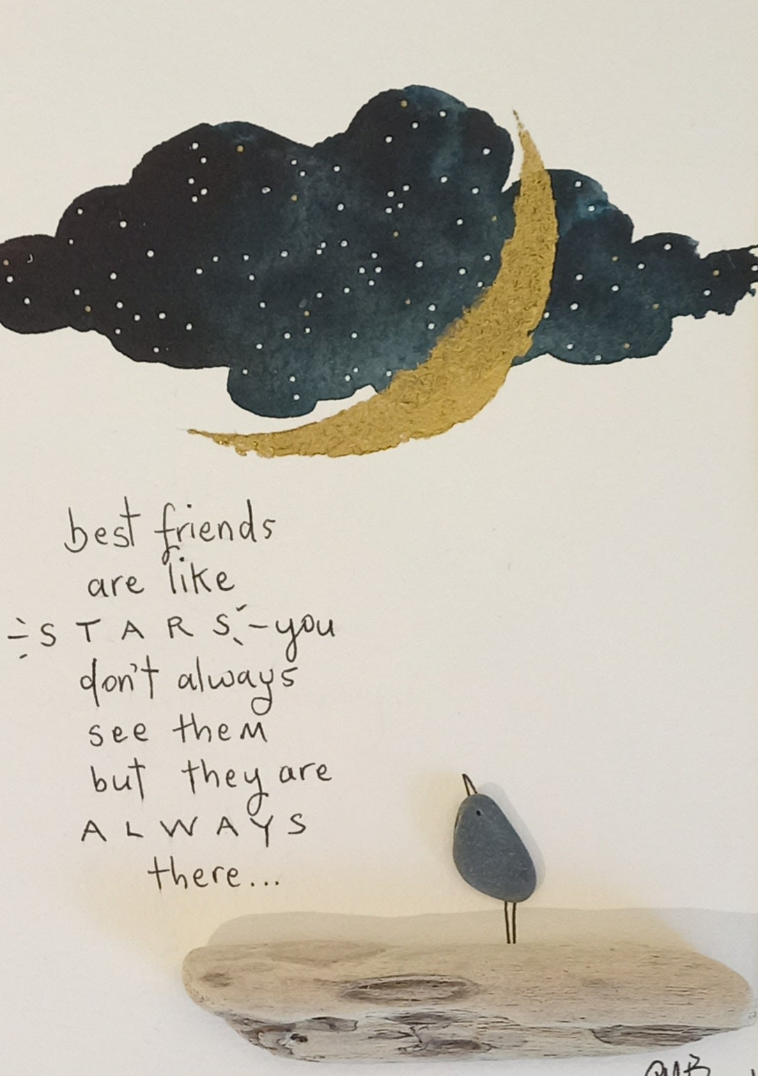 Card - Best Friends/Stars