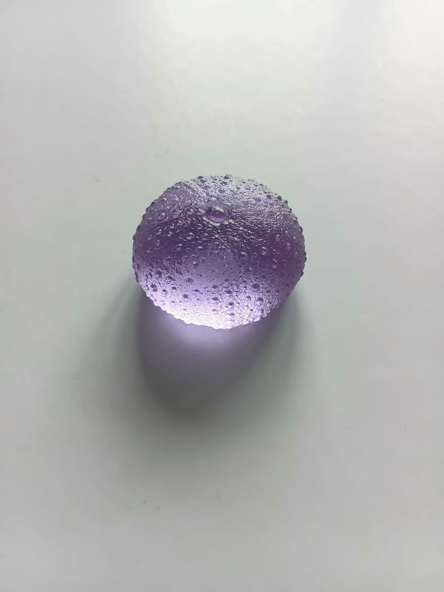 Small Glass Urchin - Violet 42mm