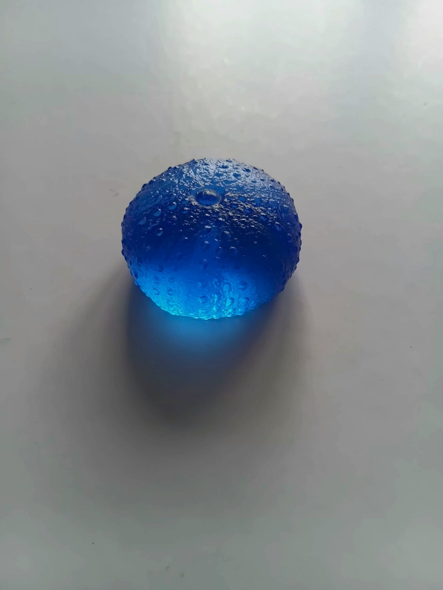 Small Glass Urchin - Dark Blue 42mm
