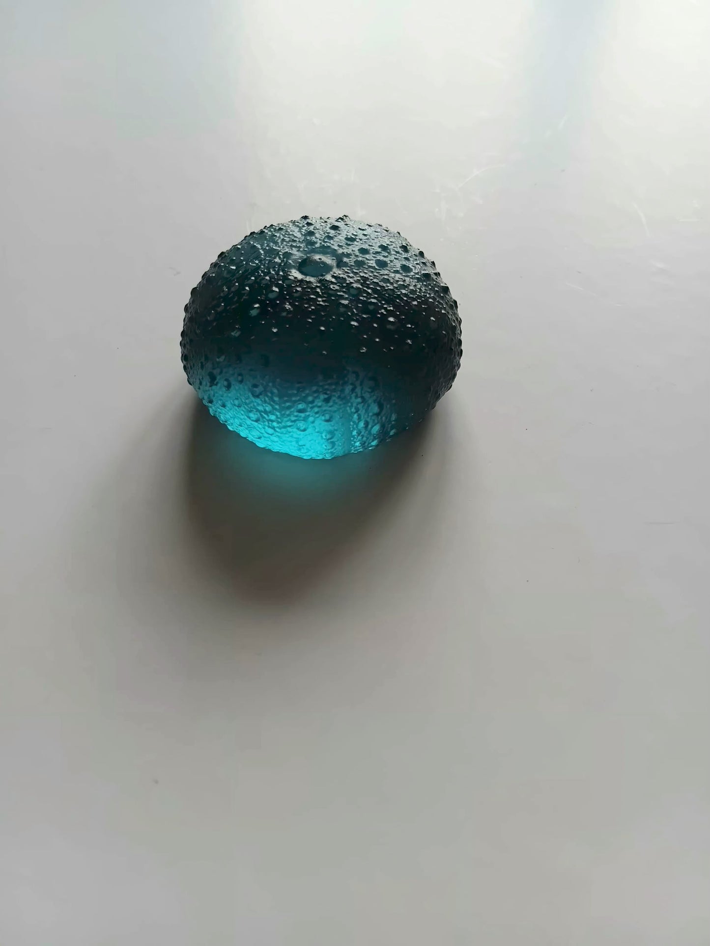 Large Glass Urchin -Sea Blue 52mm