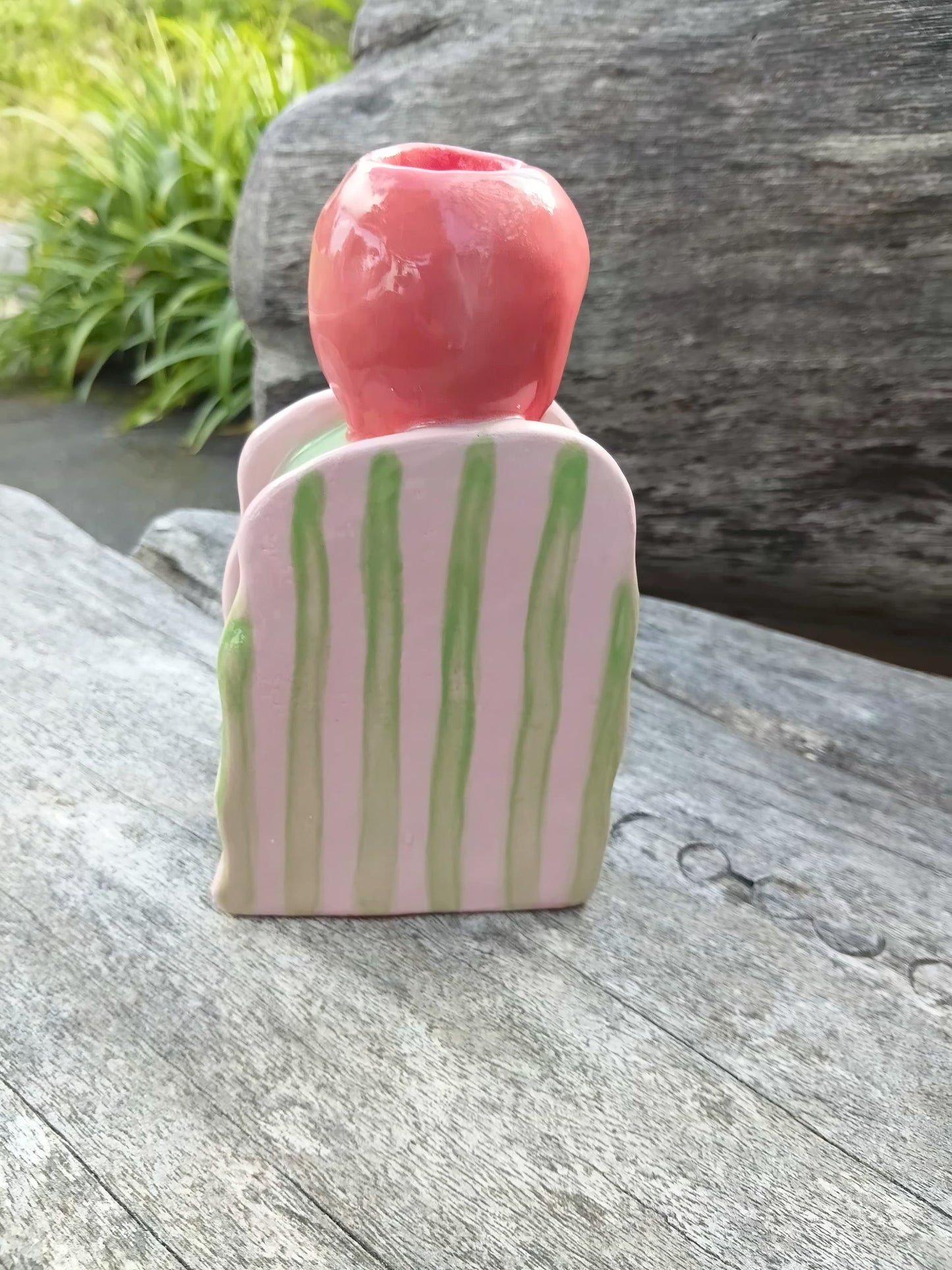 Perfume Bottle Pink and Green