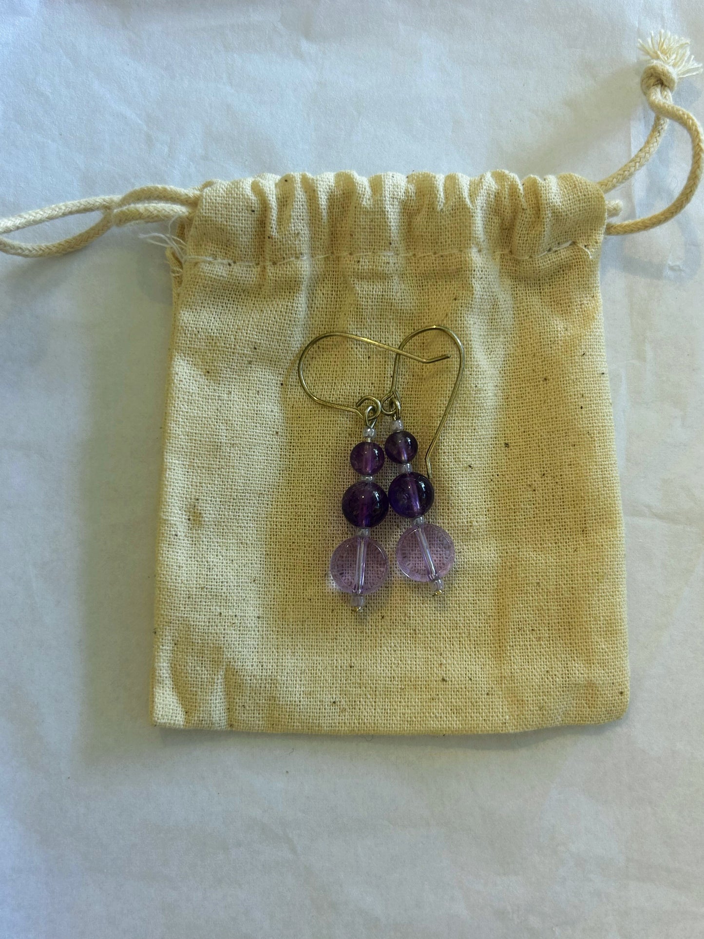 Three Tear Drop Earrings
