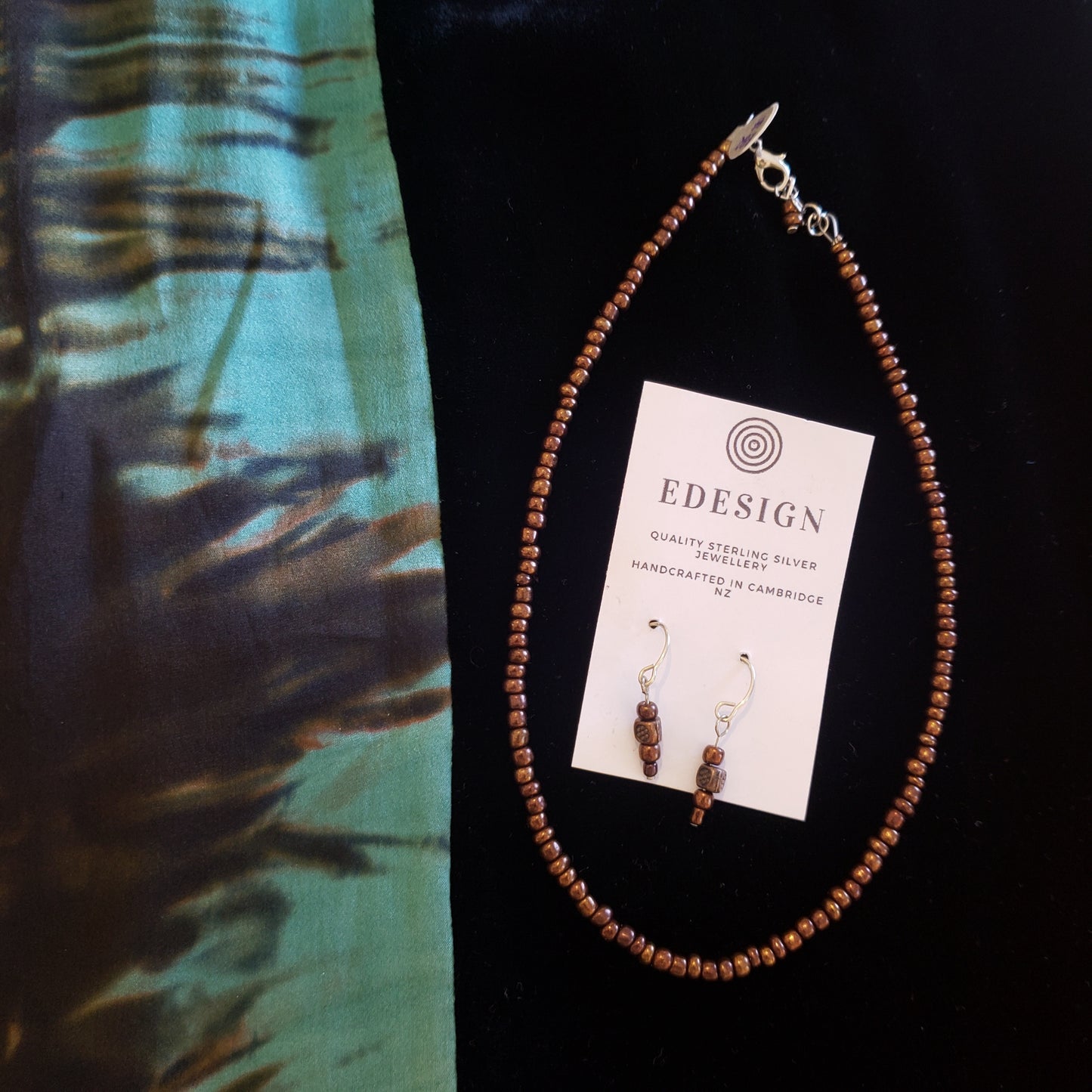 2 Wire Bracelet Earrings & Necklace Set