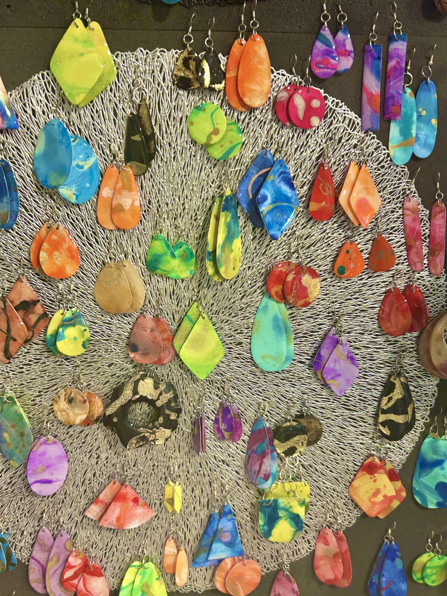 Fran Cutworth Resin Earrings
