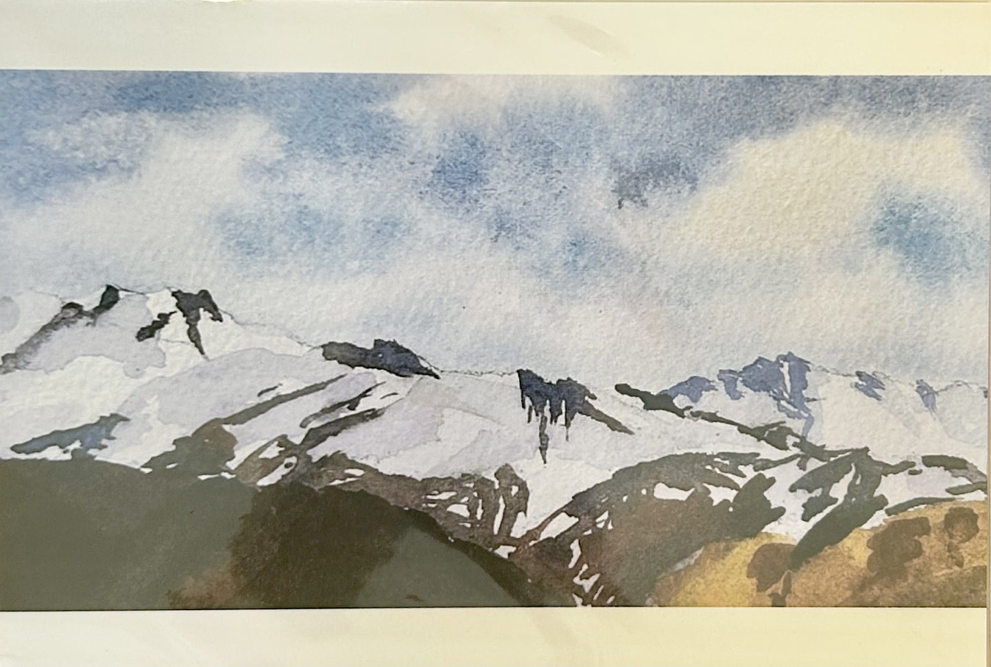 Mountain Tops A4, Digital Print