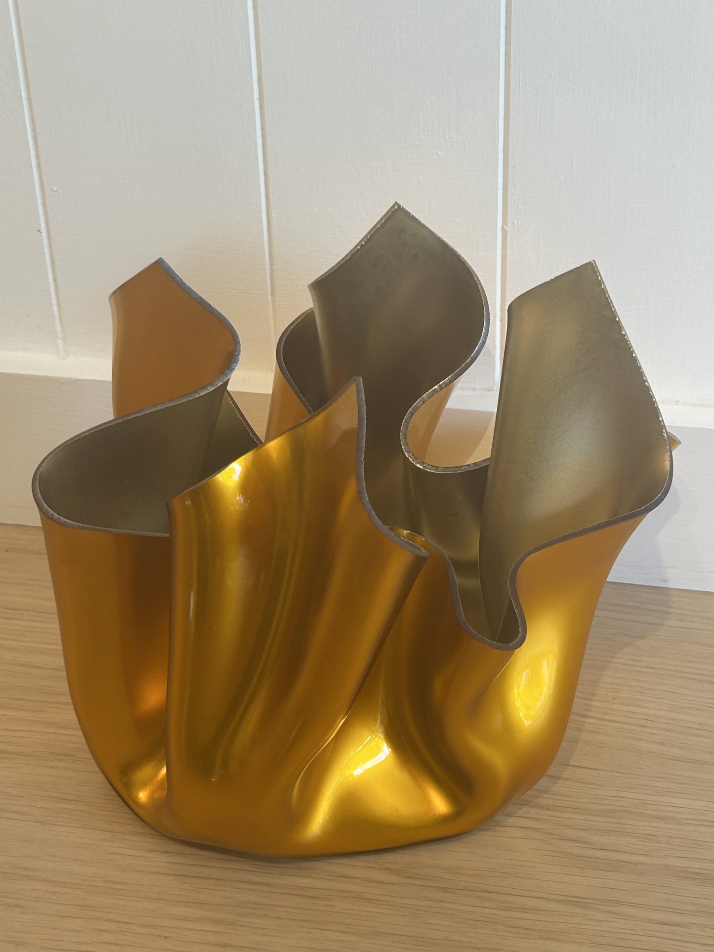 Amber Gold Mirrored Bloom