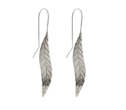 Earrings-SilverLeaf-Small