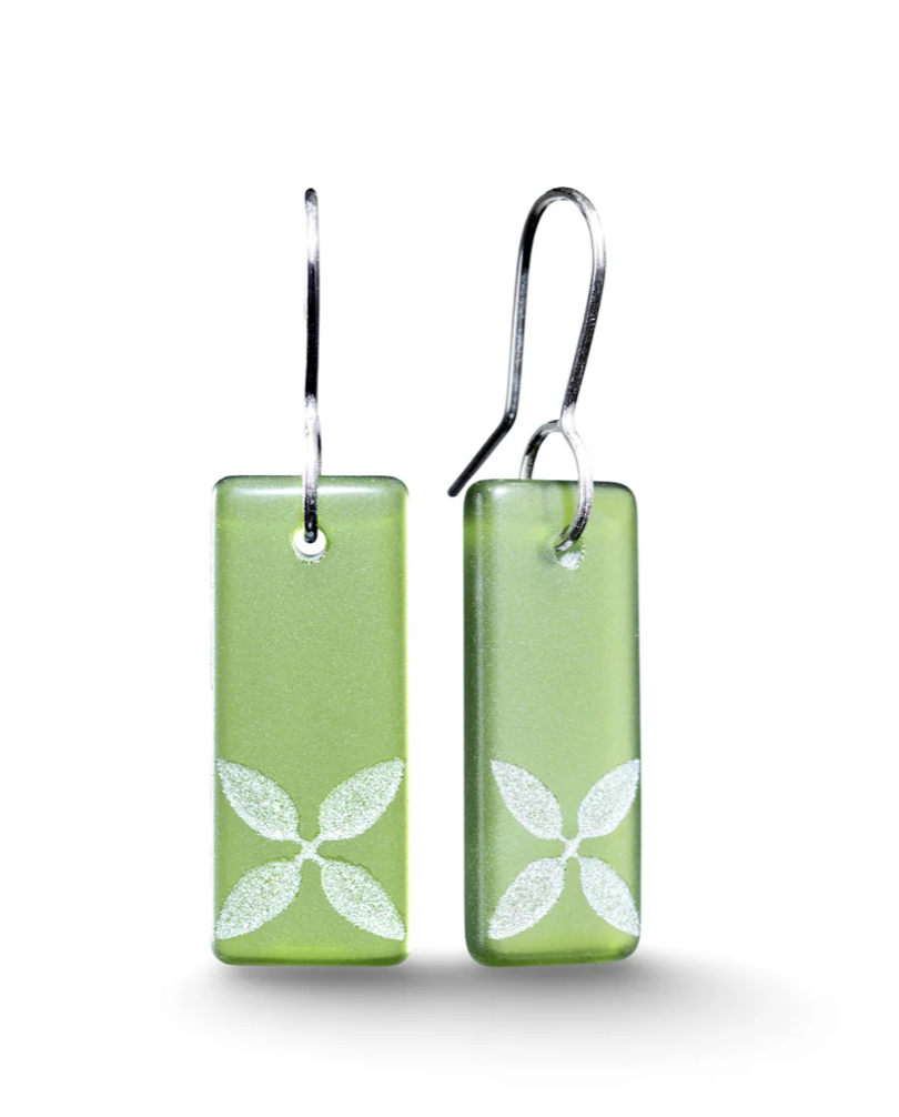 Earrings-TapaDrop-Green