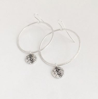 Kowhai Sequin Hoop Earring
