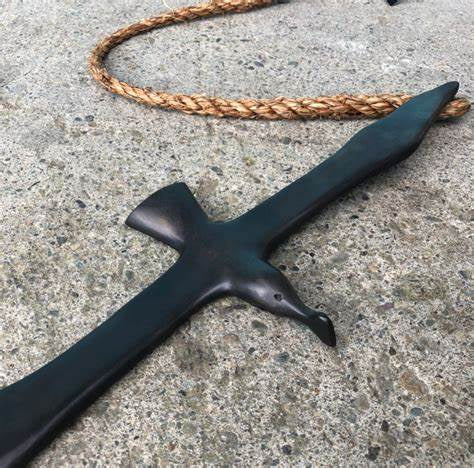 Bronze Albatross Pendant Small