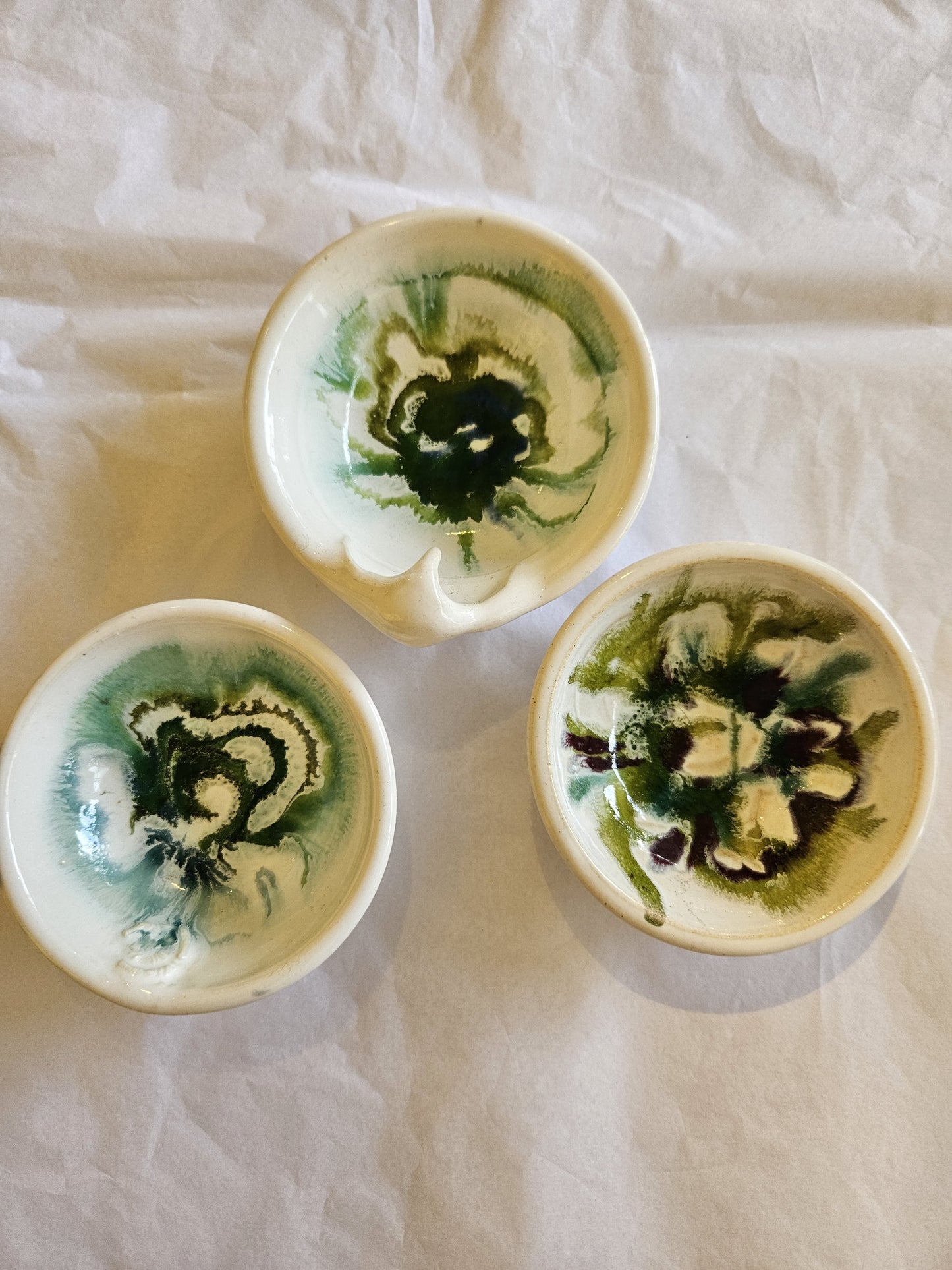 White bowls