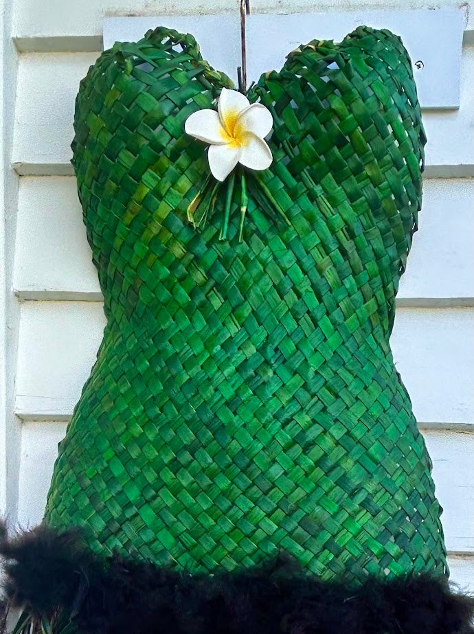 Woven Flax Bodice Long