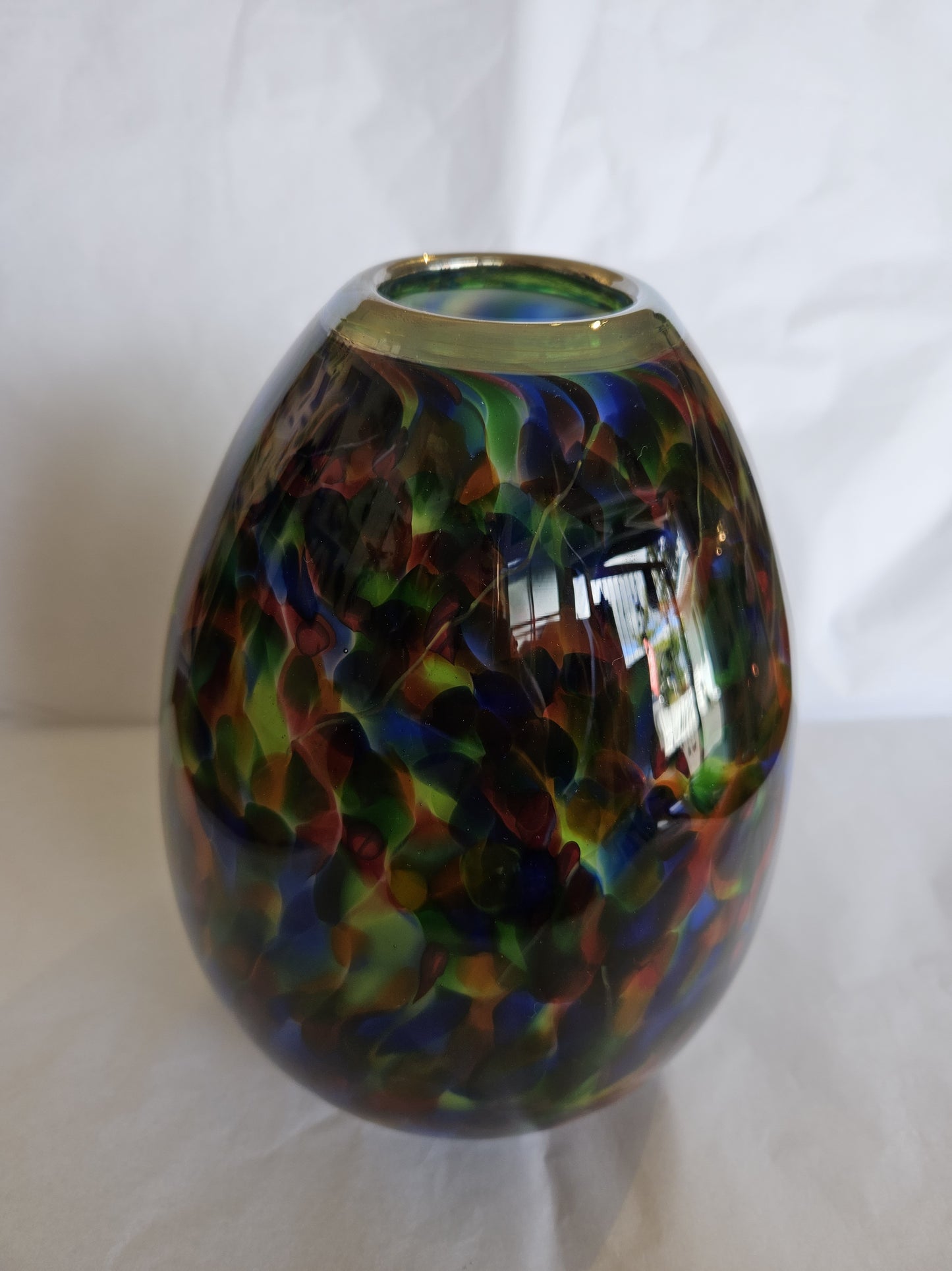 Tear Drop Vase - Peacock