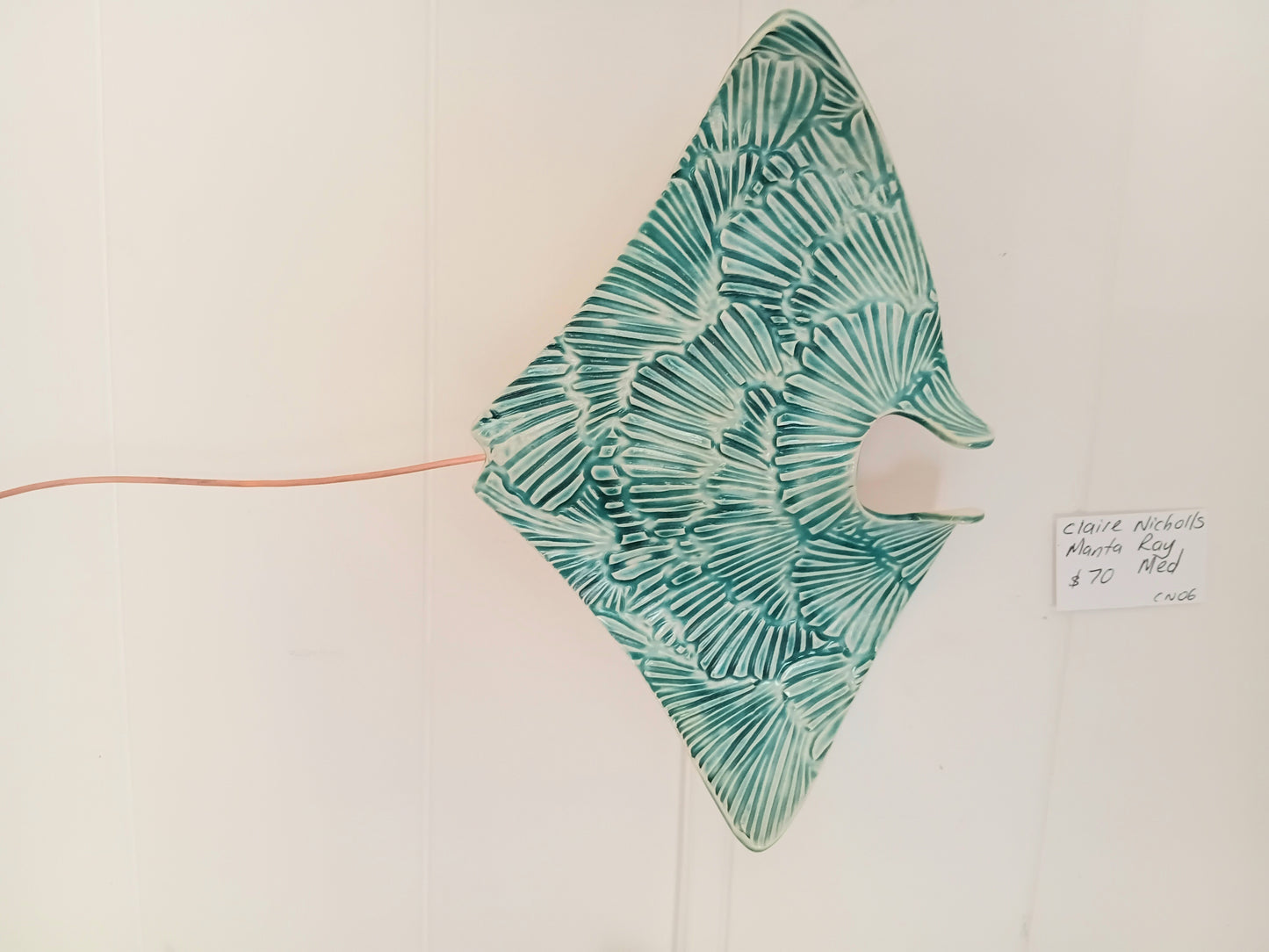 Ceramic Manta Ray - Med