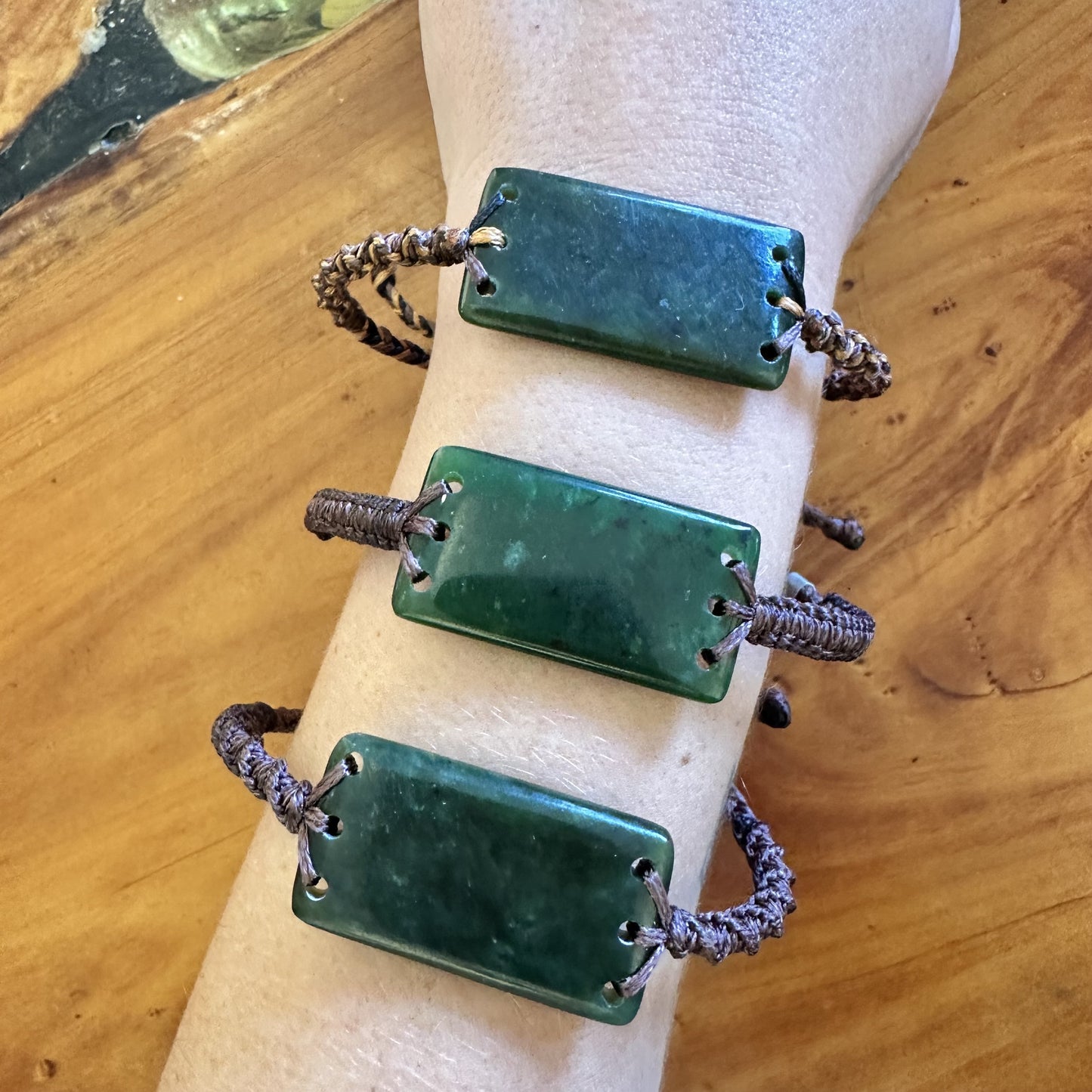 Pounamu Large Square Bracelet