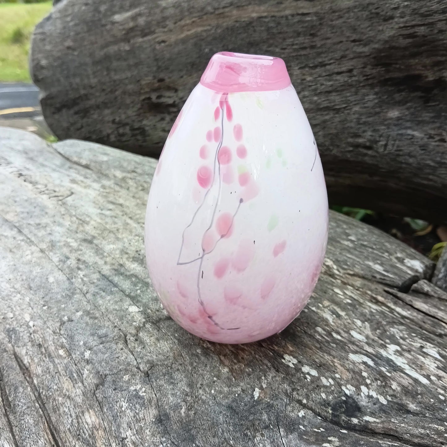 Tear Drop Vase Small-Cherry Blossom Pink