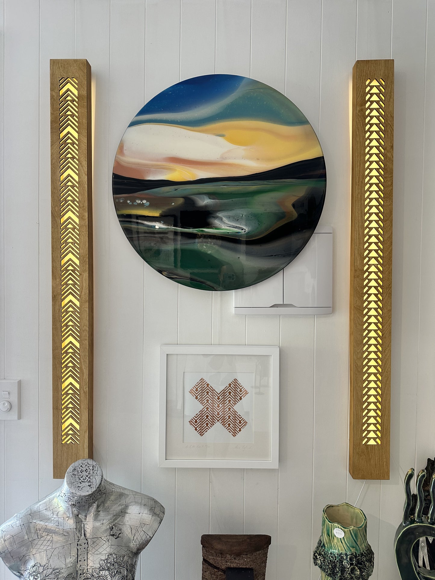 Ascension in Natural - Wall Hanging Light