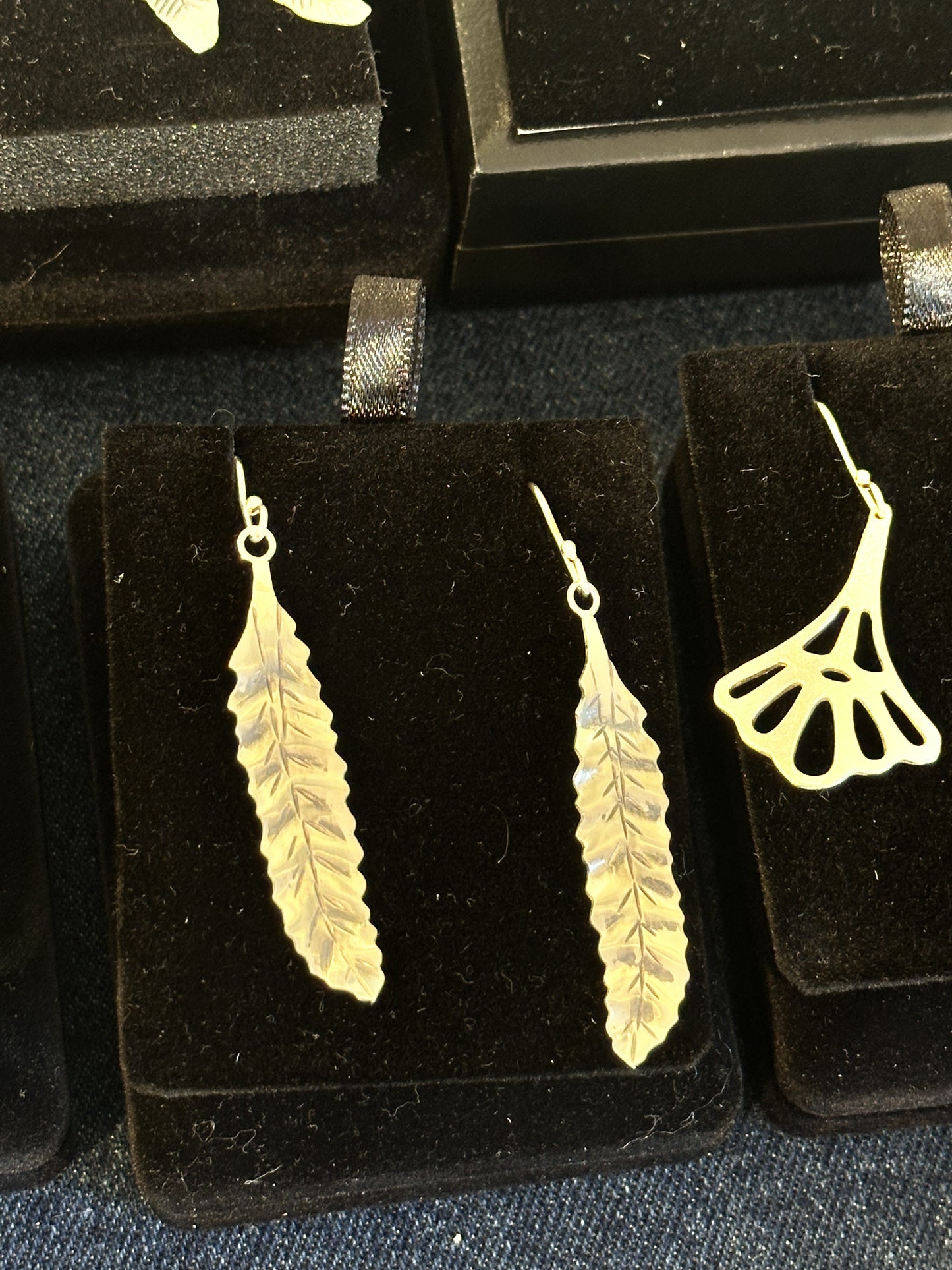 Sterling Silver Rewarewa Earrings