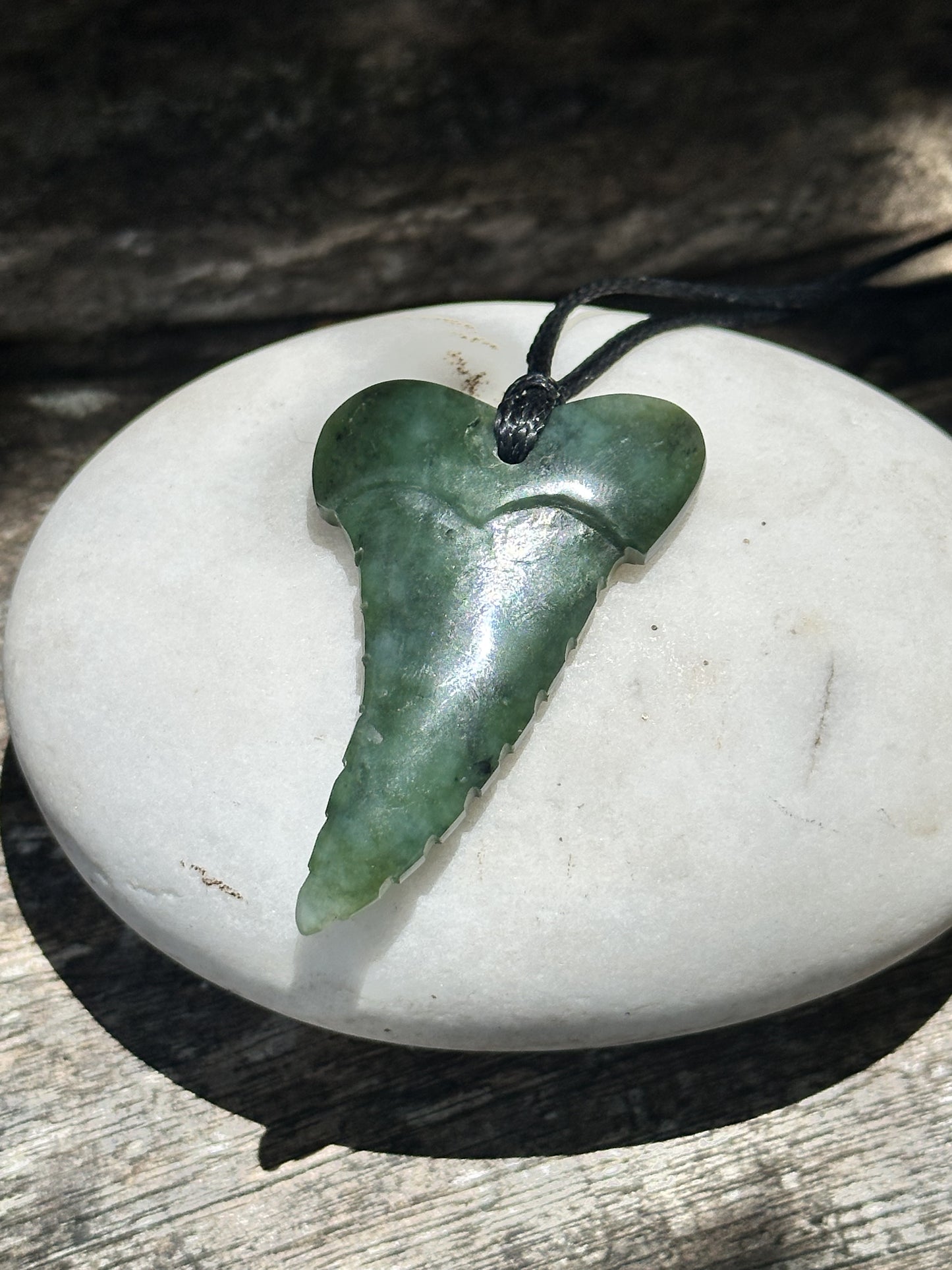 Pounamu Shark Tooth