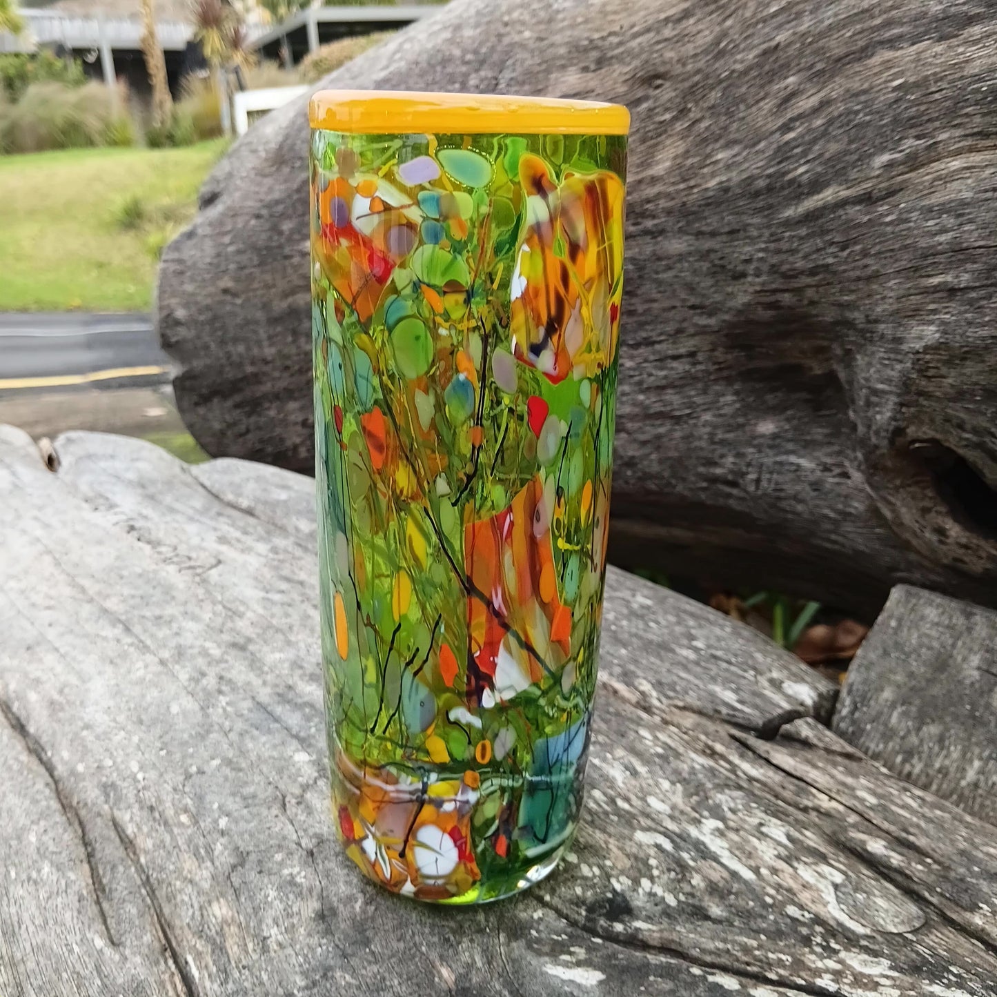Shard Cylinder Small -Reseda Green