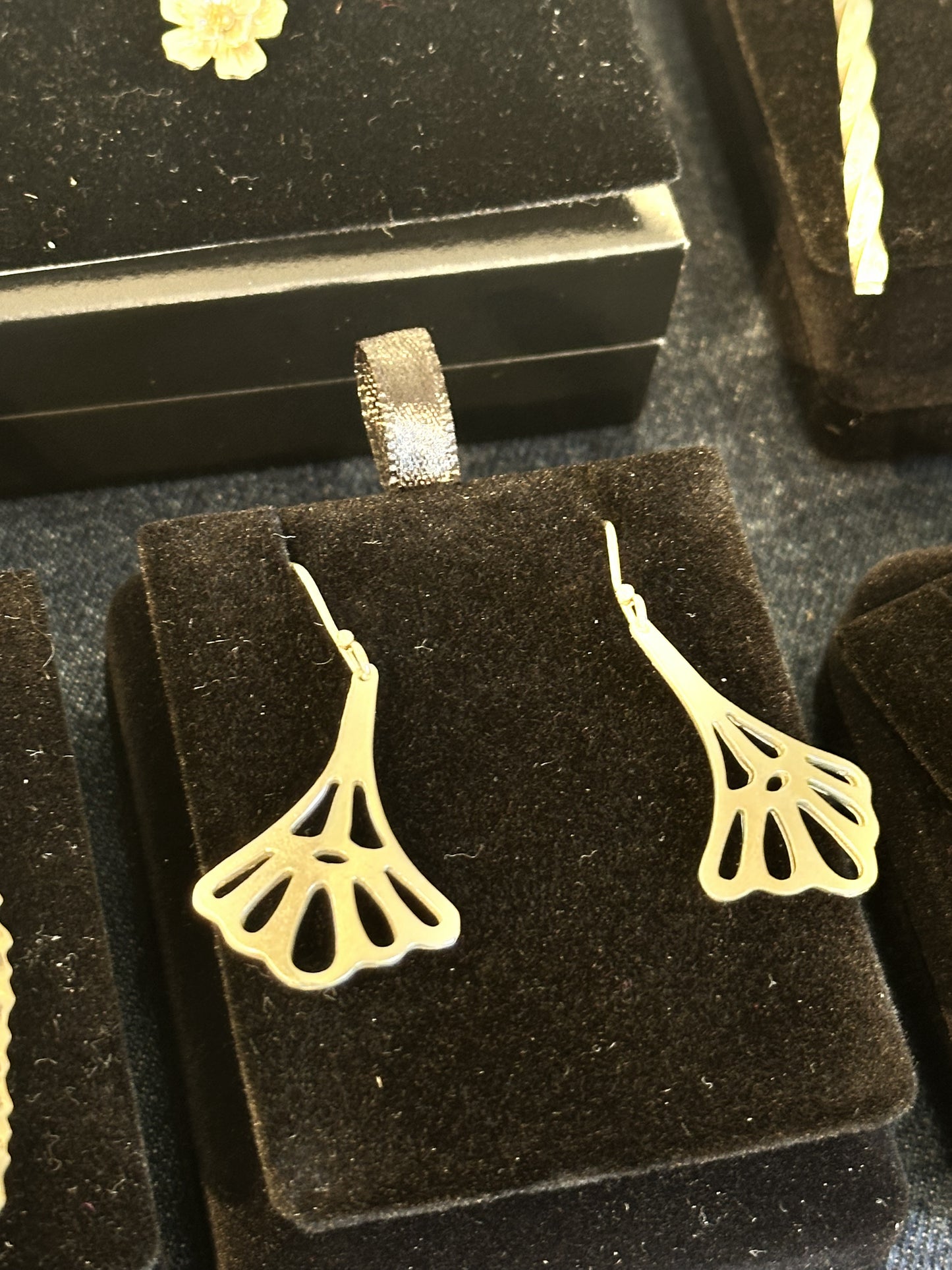 Sterling Silver Art Deco Earrings