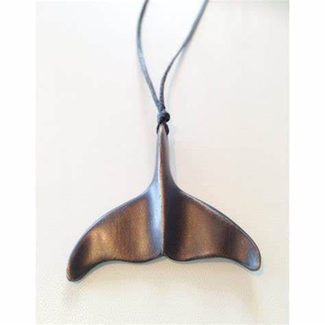 Bronze Large Whaletail Pendant