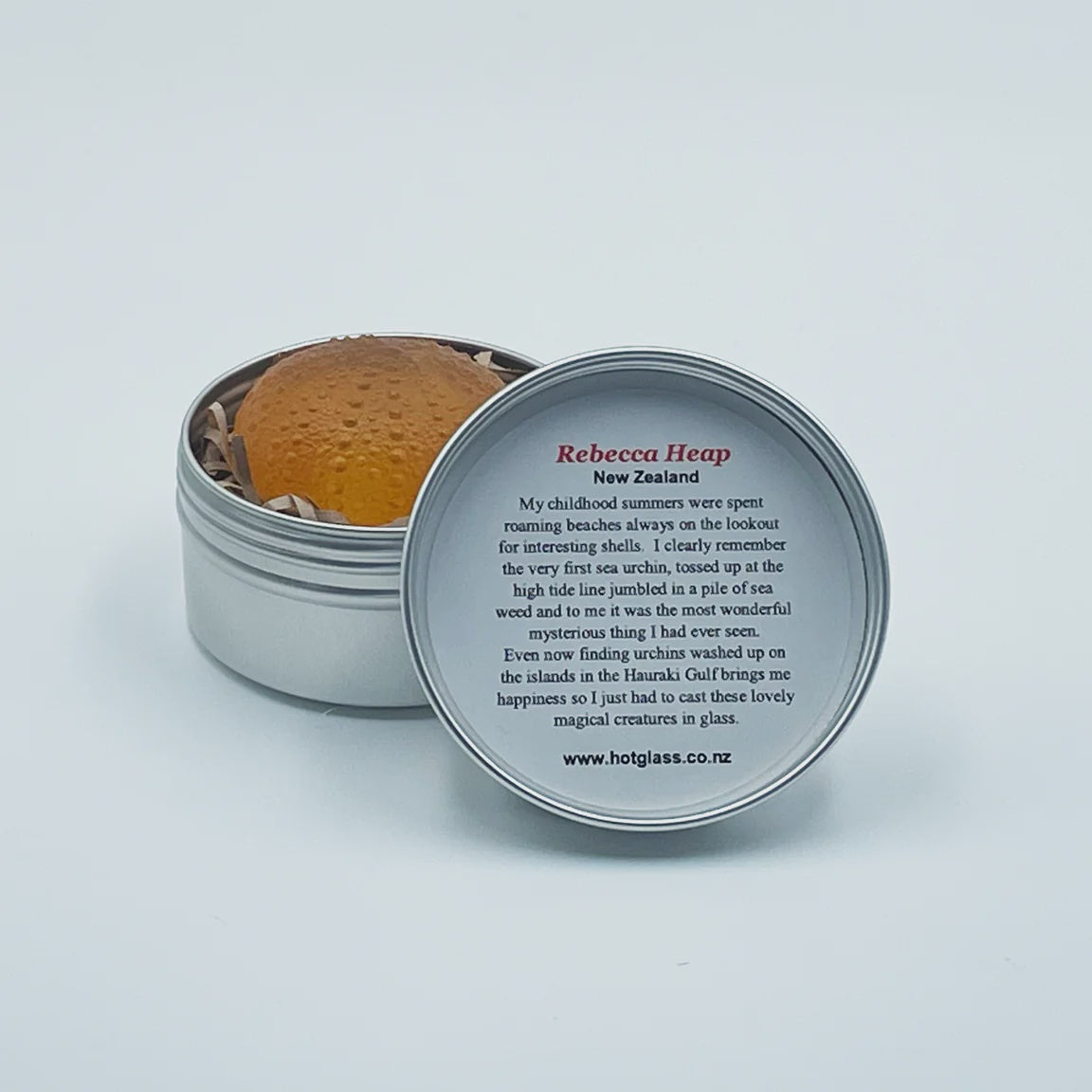 Medium Glass Urchin yellow