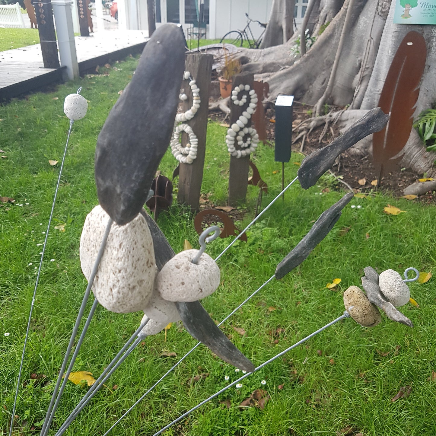 Wood & pumice Wind Wands