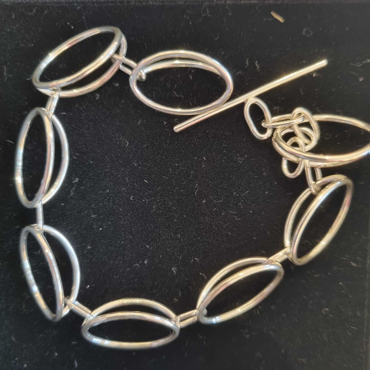 Sterling Silver Sculptural Bracelet