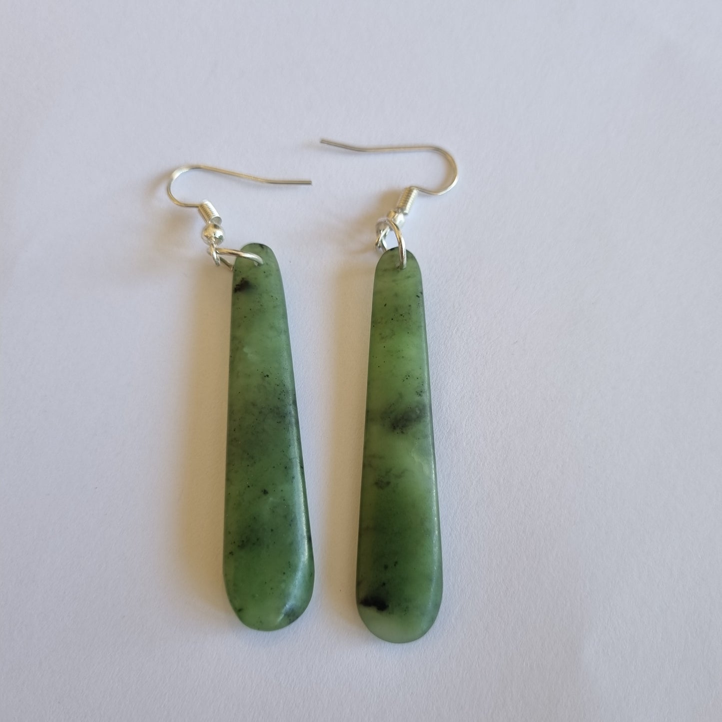 Earrings  - Long Drop Pounamu