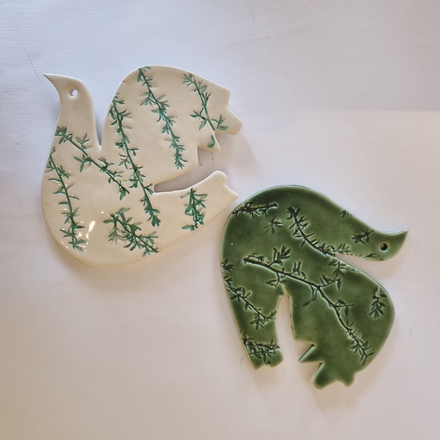 Kereru imposed with Manuka