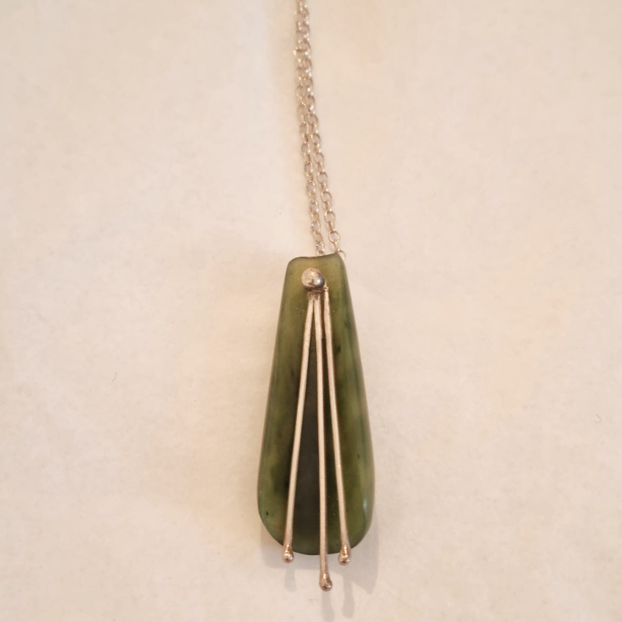 Kowhai Flower pendant (supplied with silver chain) $30 extra for chain