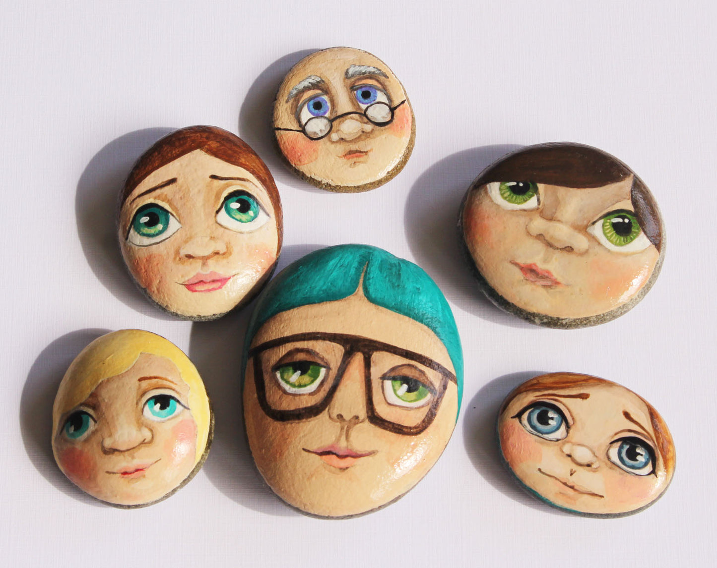 Painted Rock Face (Med)