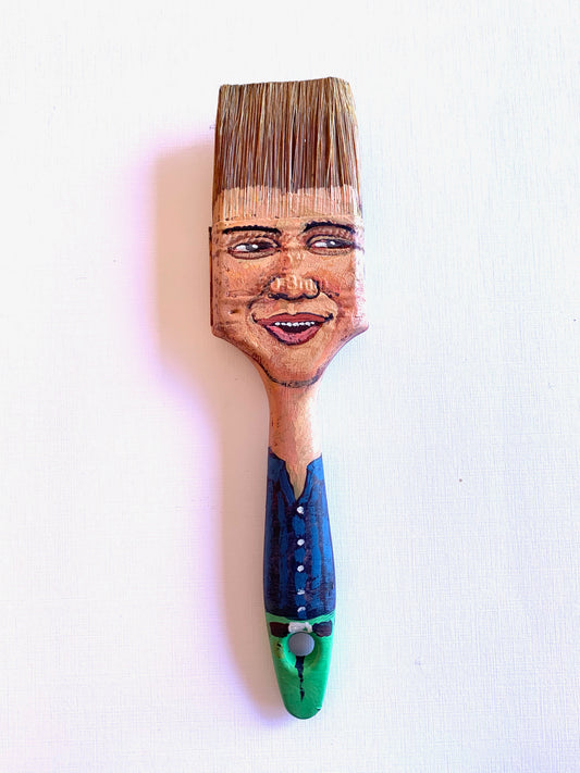 Painted brush people