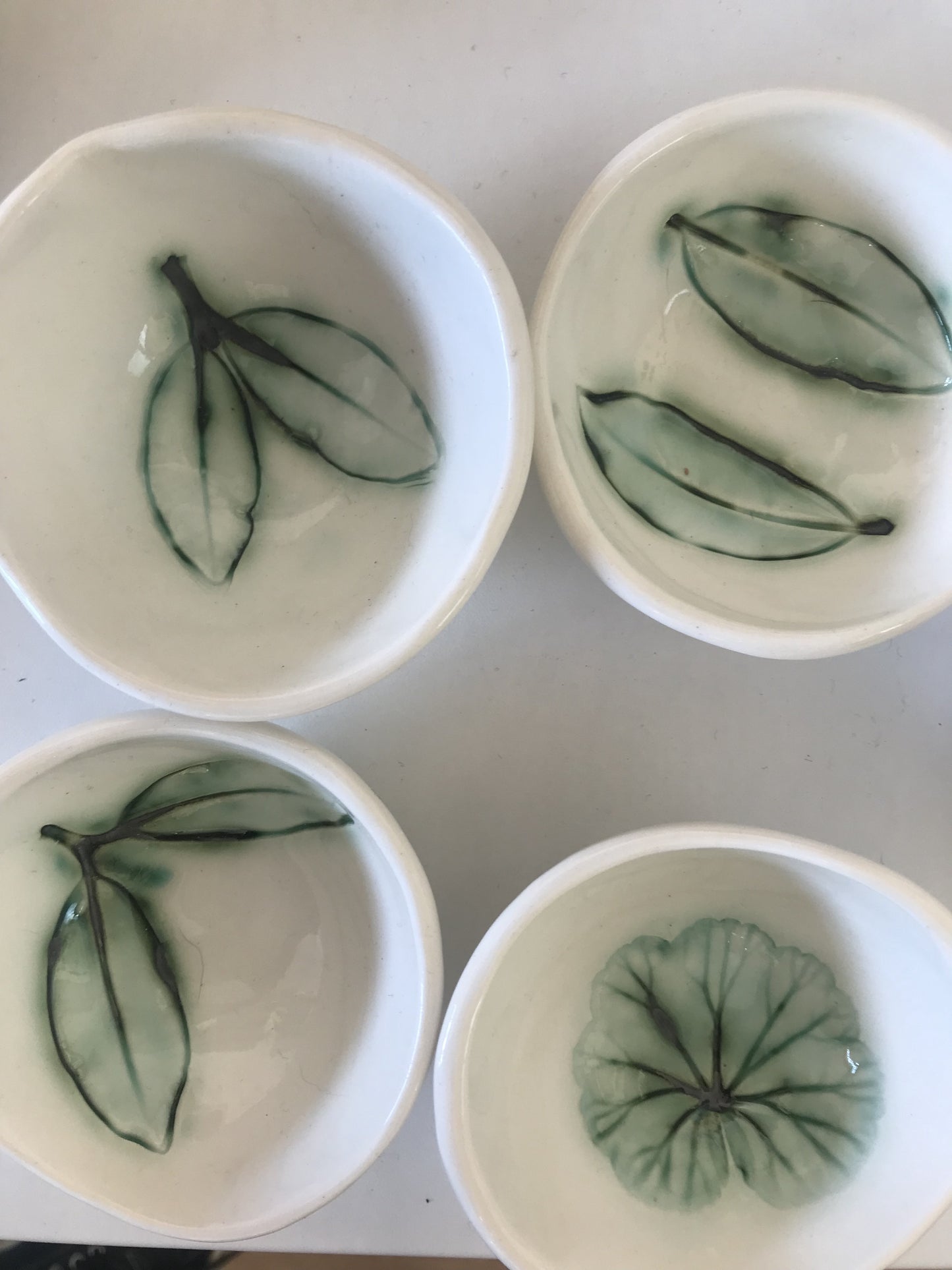 Small Leaf and Kina Trinket Dishes