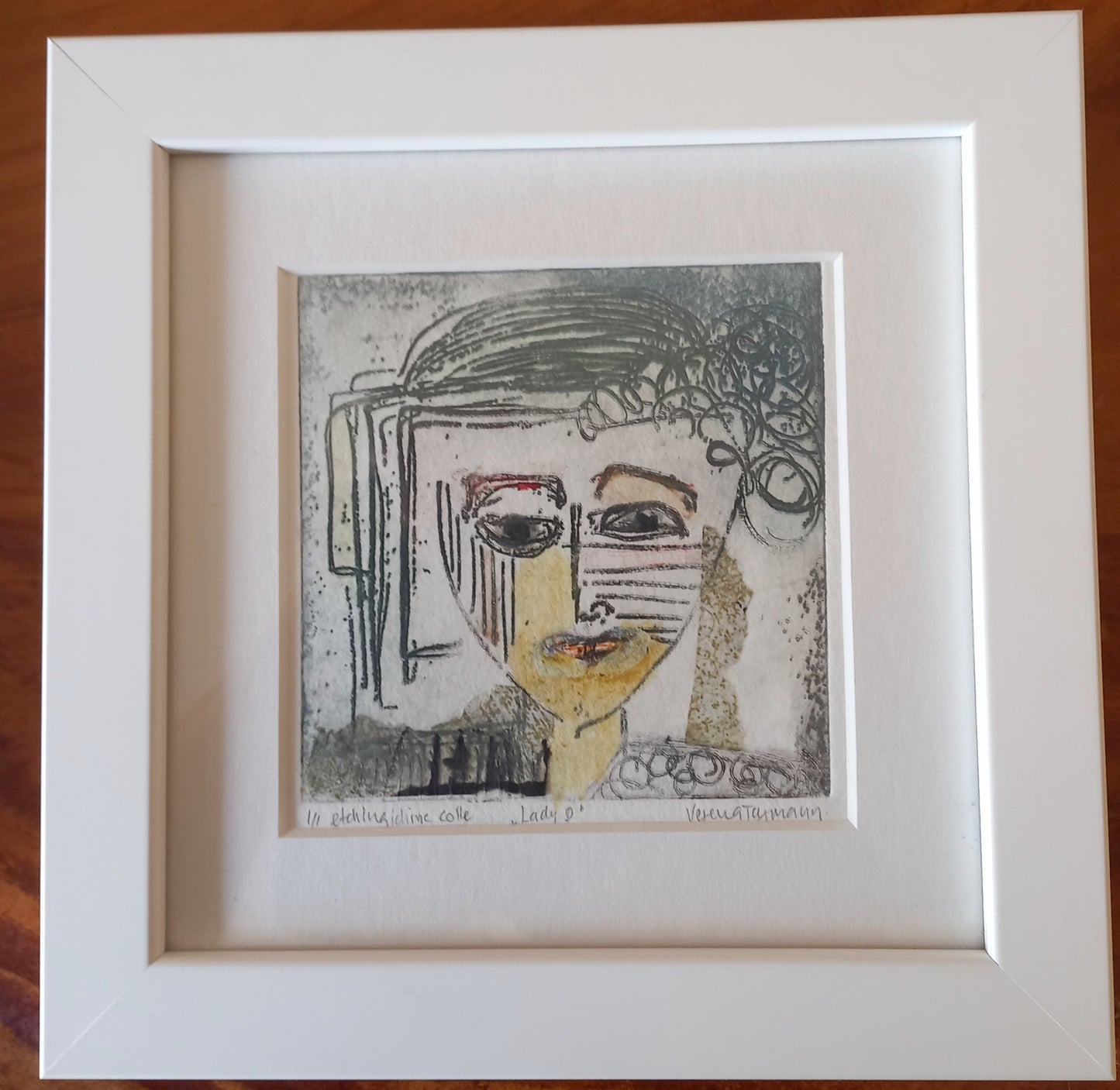 Lady D Etching
