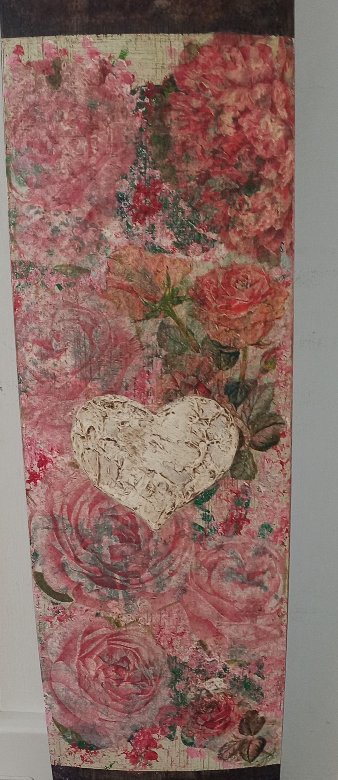 Floral Wine Barrel Wall Art