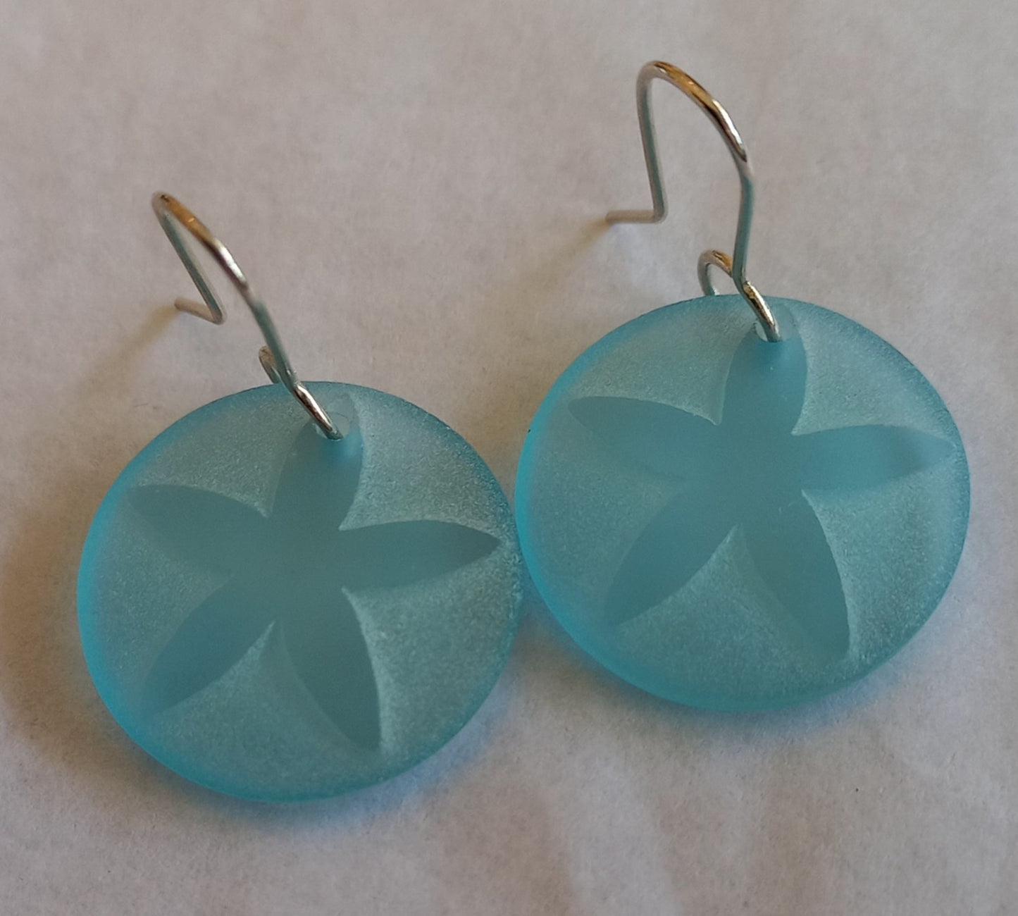 Earrings-Starfish Blue small