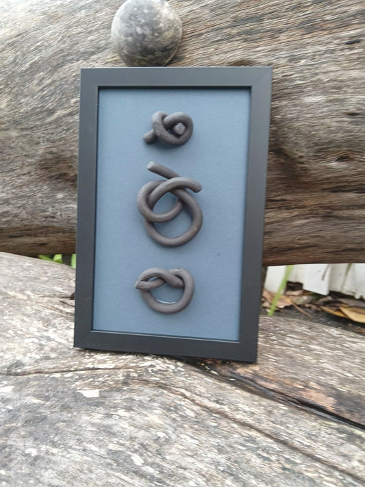 Framed Ceramic Knots