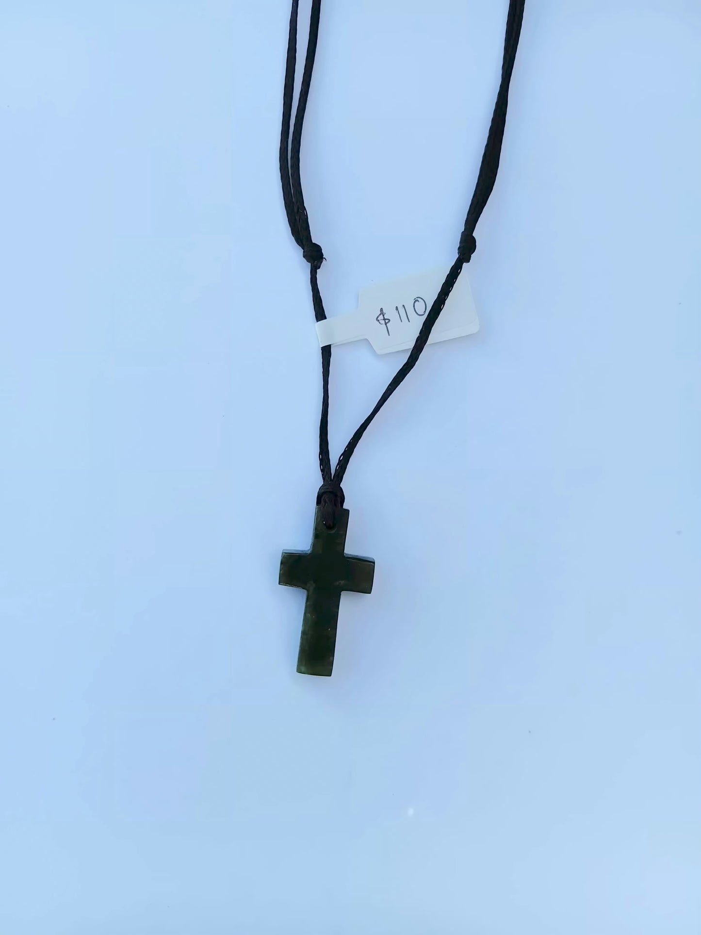 Kawakawa Pounamu Cross
