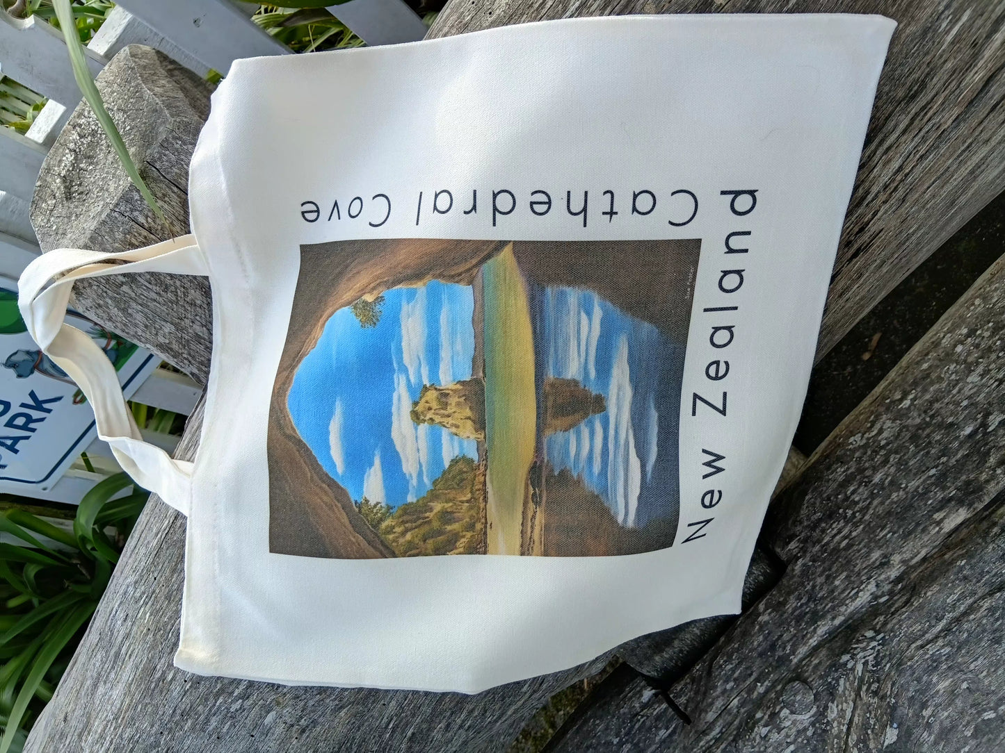 Cathedral Cove Tote Bag