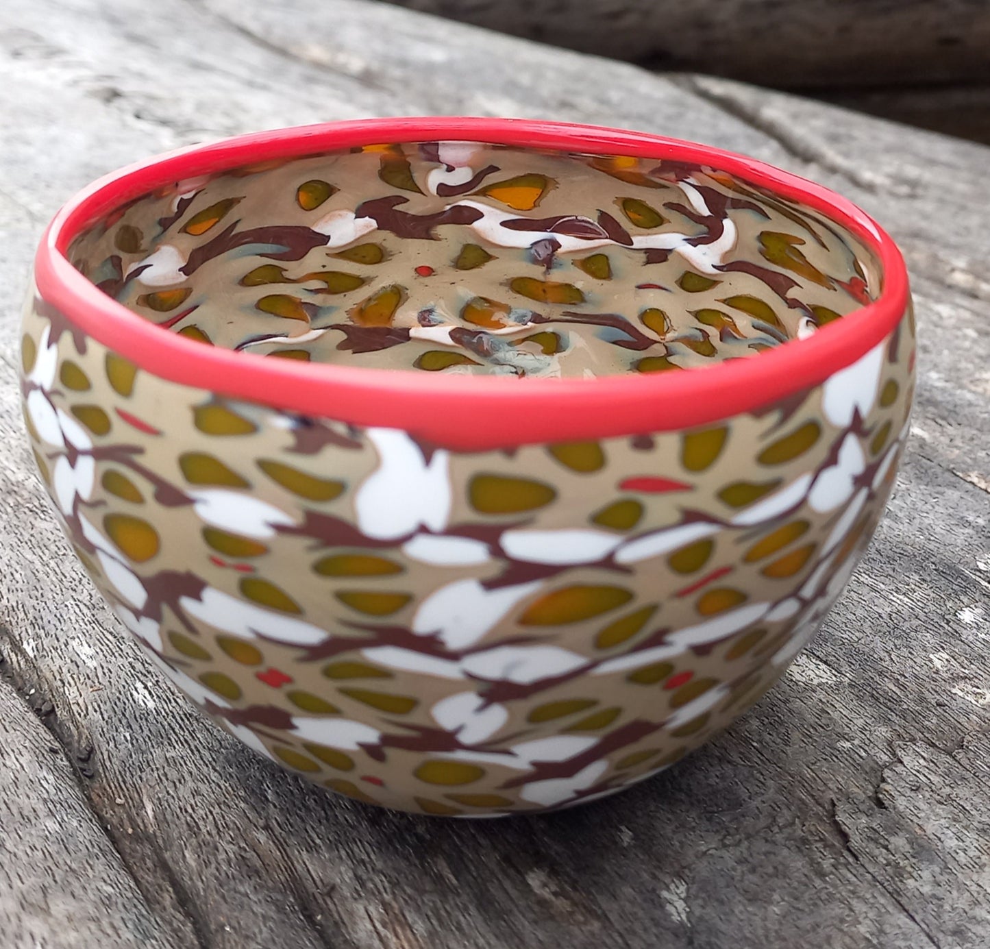 Coral Amber Polyp Bowl